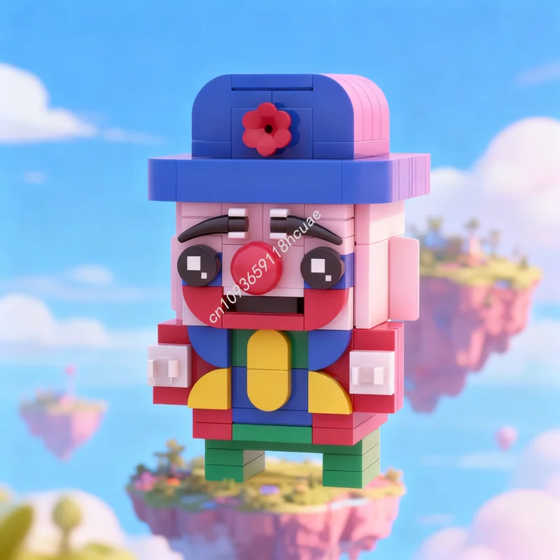 

157pcs MOC Small Clown Brickheadz Model Building Blocks Construction Toy Christmas Gift Idea Creative Education Brick Kids