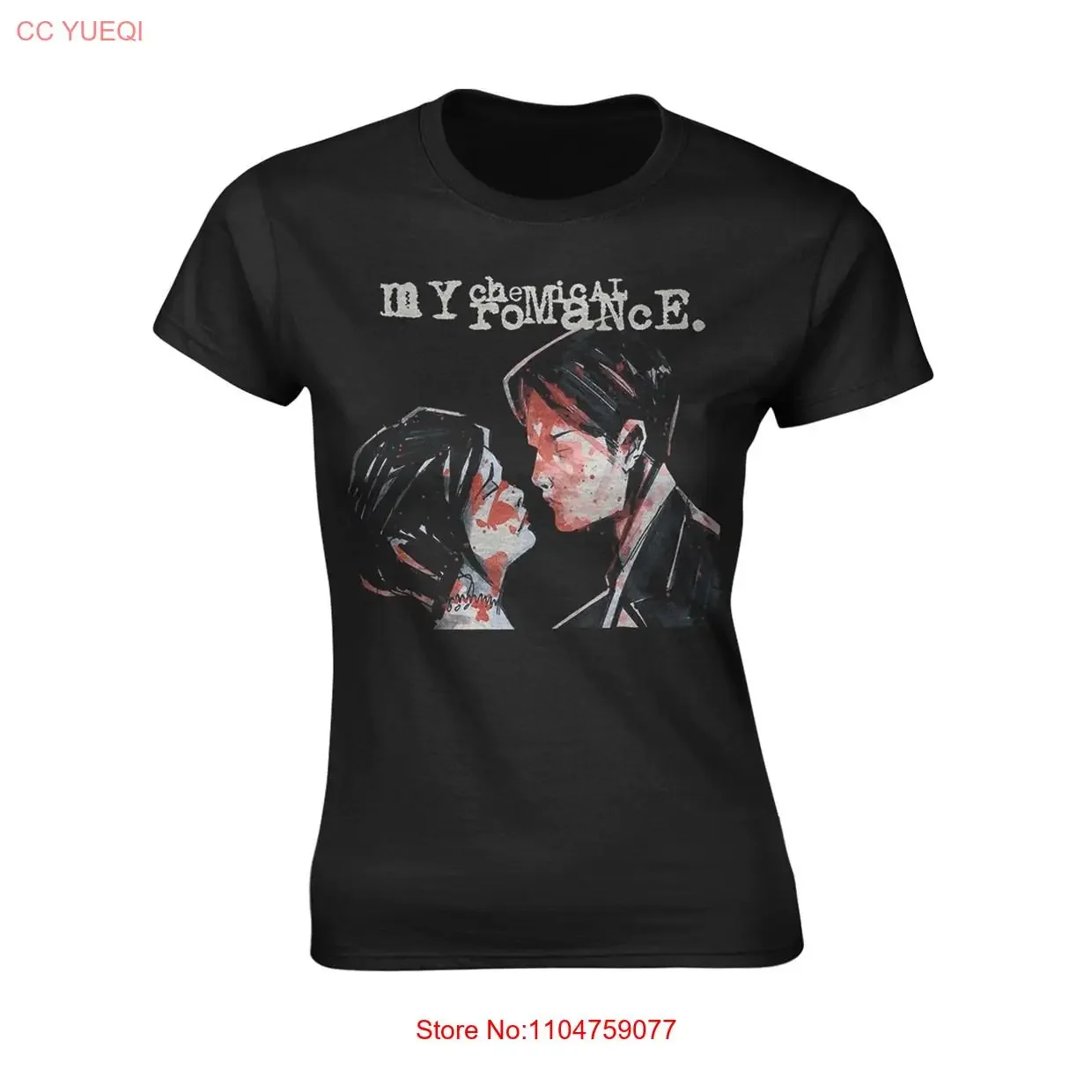Ladies My Chemical Romance Three Cheers Official T Shirt Womens Girls vintage Washed Casual Soft Slightly Top For Everyday Wear
