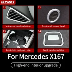 trim for Mercedes 20~26 GLE W167 350 v167 coupe cover supplies gls x167 450 500e 350d 53 amg critical trim interior accessories