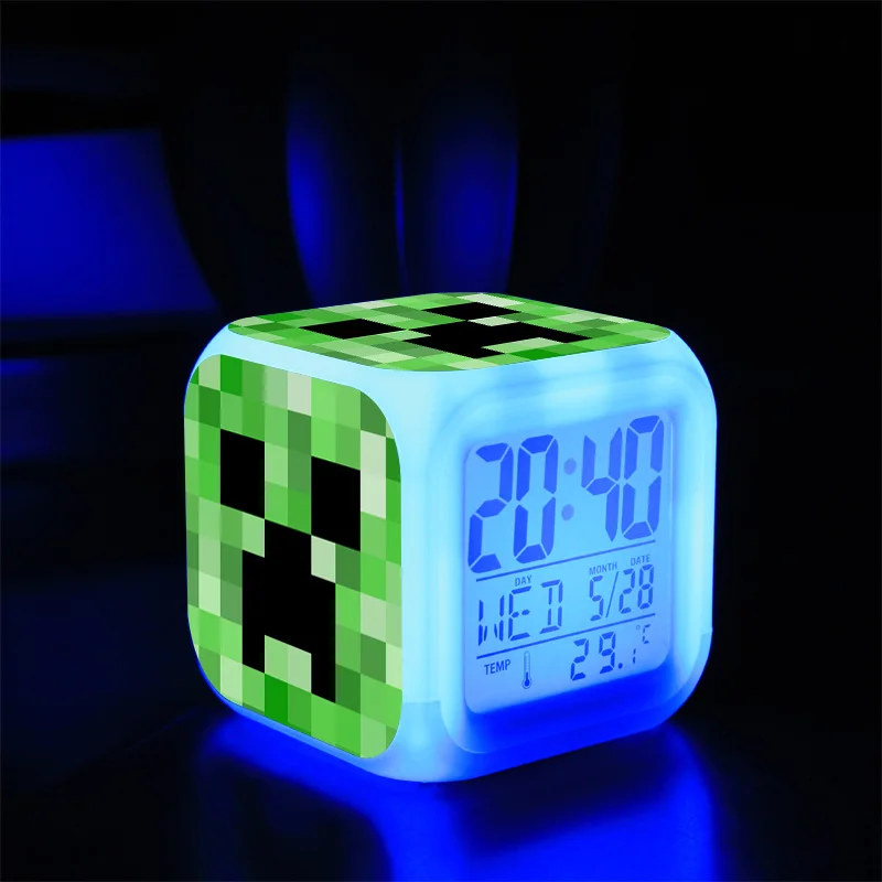 Digital Alarm Clock Battery Electric Game Set Time Alarm Clock Toy Kids Boys Creative Portable Despertador Bedroom Decor Reloj