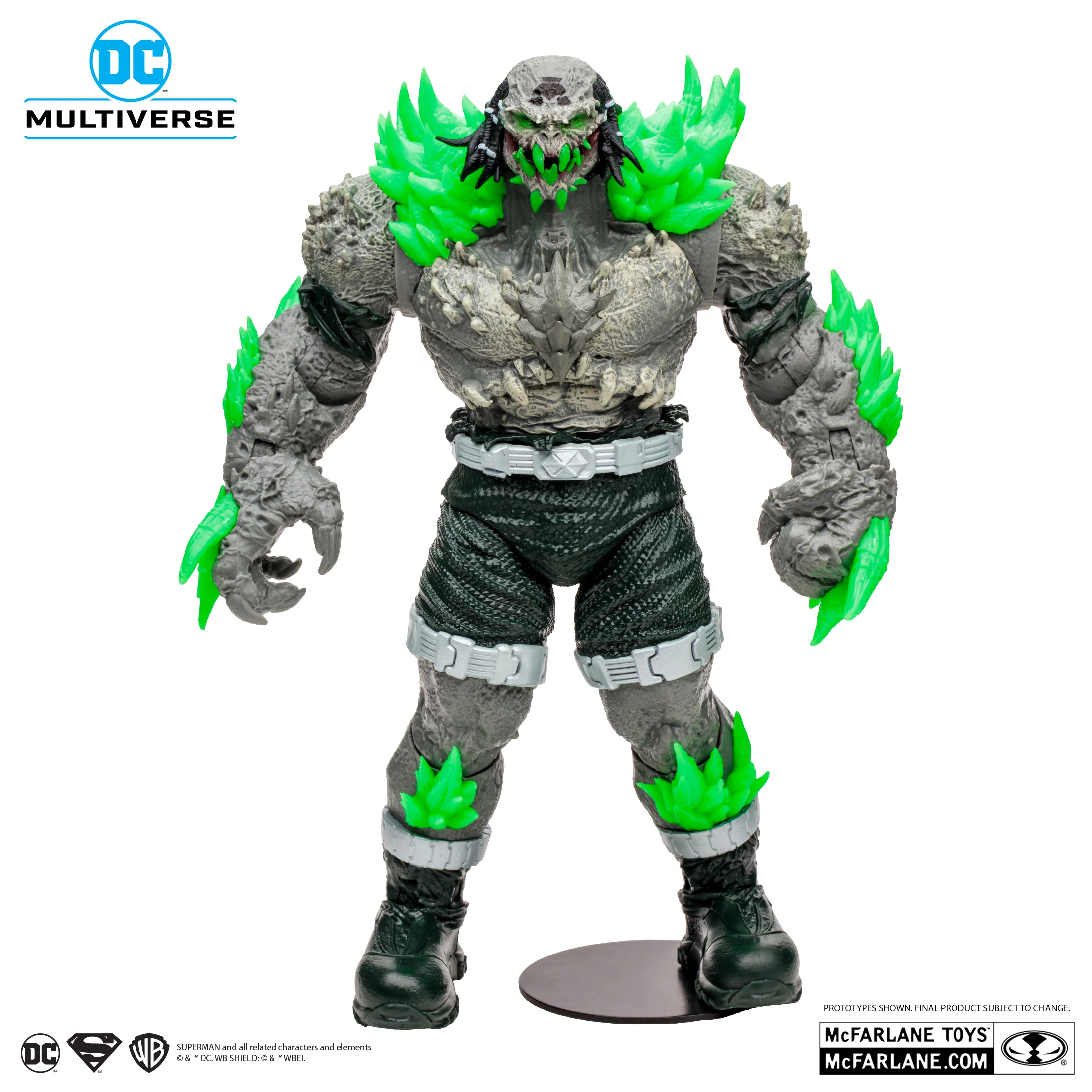 Macfarlane Dc Kryptonite Doomsday 10-inch model Noctilucent figuur held model beeldje desktop auto decoratie collectie speelgoed