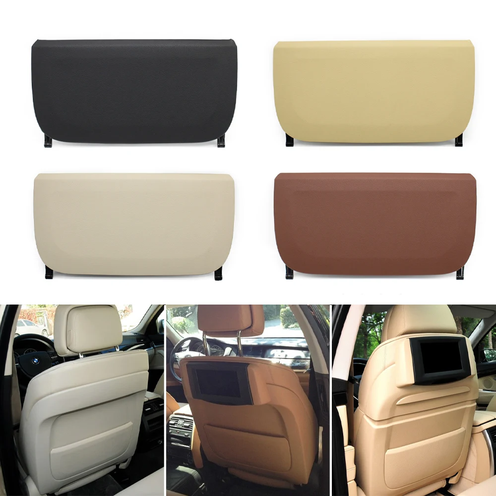 Car Left Right Seat Backrest Leather Storage Panel Cover Trim For BMW 5 5GT 7 Series F10 F11 F18 F07 F01 F02 520 523 525 530 730