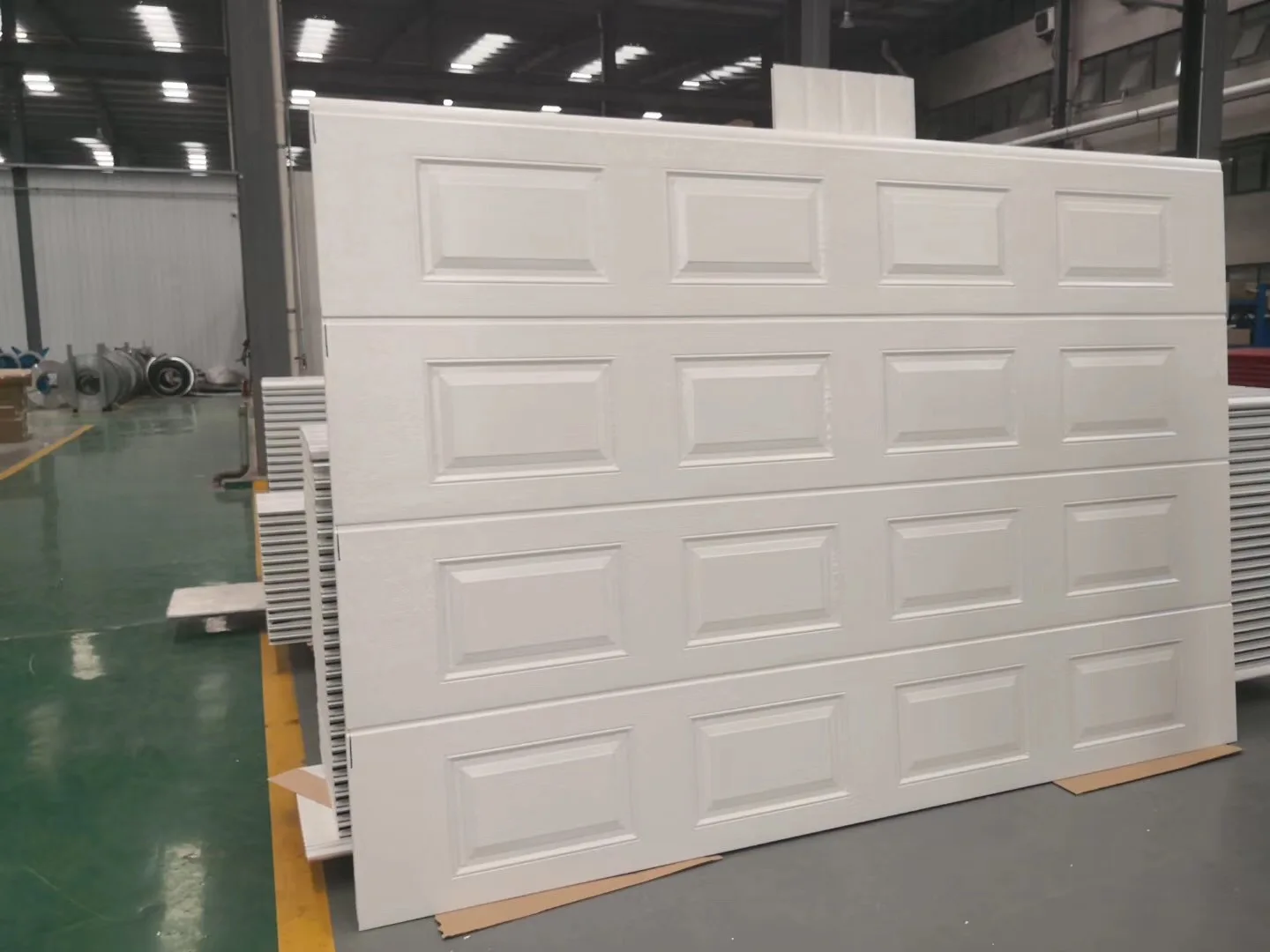 Security Door Stainless Steel Motor Automatic Aluminum Sectional Garage Door