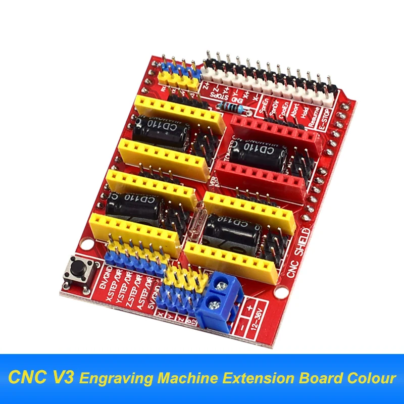 

CNC Shield V3 Engraving Machine Printer Expansion Board 4988 Driver UNO For 3D Printer DIY Accessories