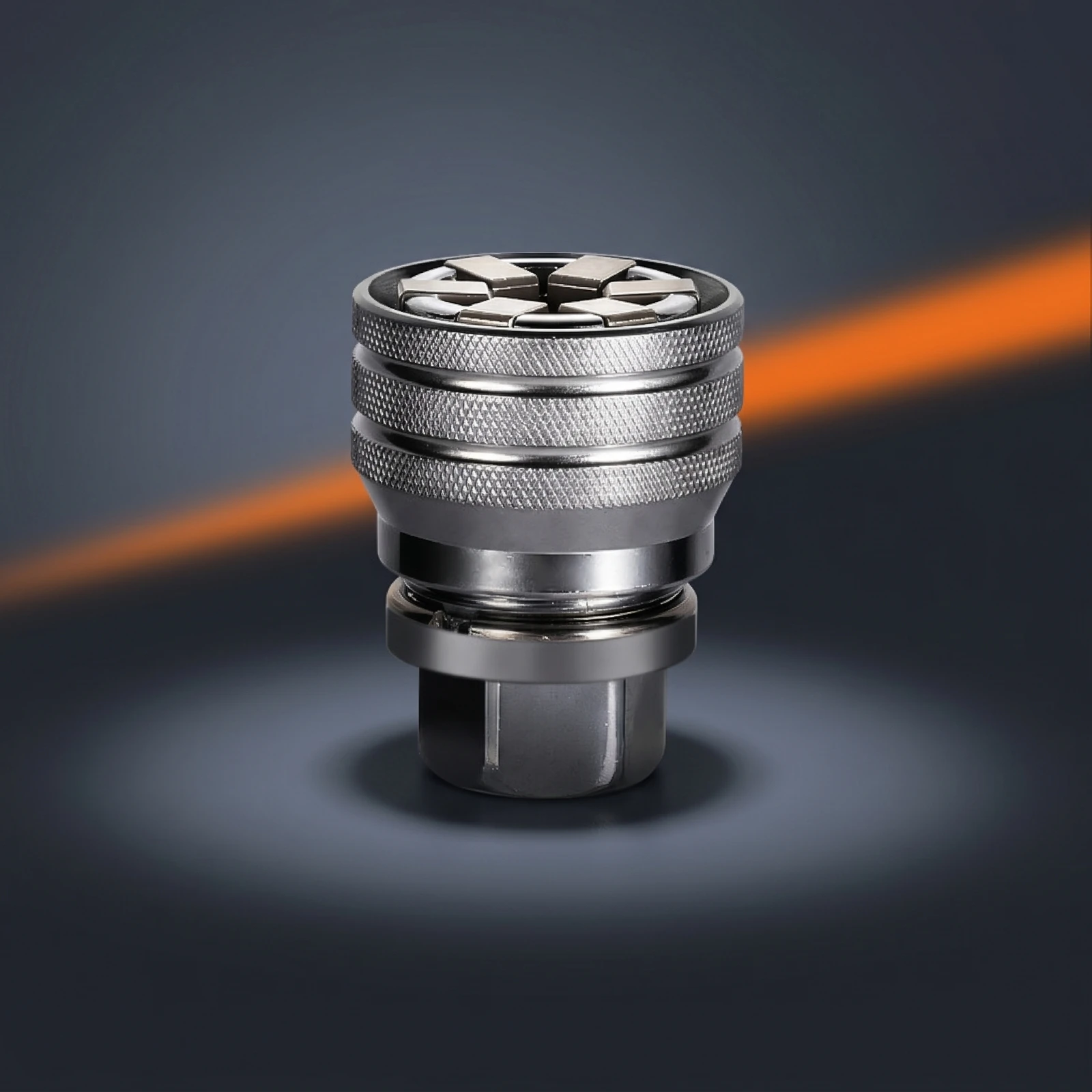 Adjustable Socket with Knurled Body Drill-Ready Adjustable Socket Versatile Sleeve Tool Non-Slip Wrench High-Rotational Force