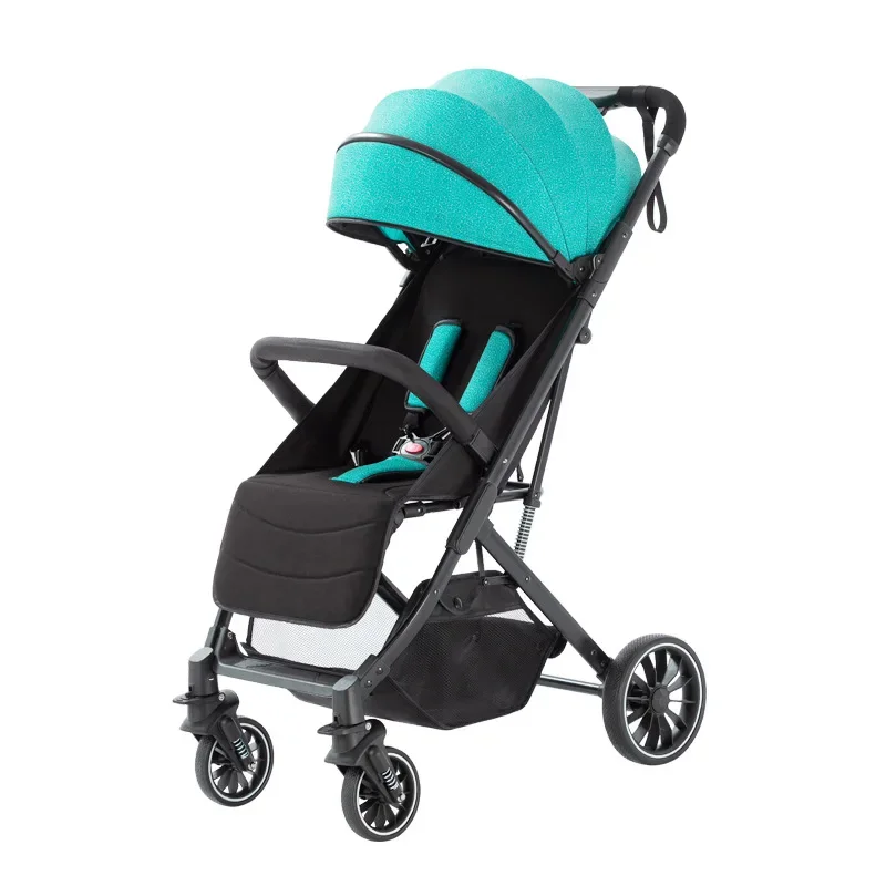 Strollers can sit, lie down, fold, board, high view, baby strollers, umbrellas, walk baby artifacts.