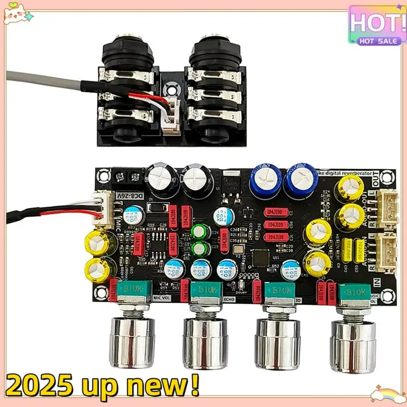 Classy-ZK-AMP Fever Karaoke Reverb Board Microphone K Song Singing Pre-Effector Board DSP Mixing Anti-Whistle