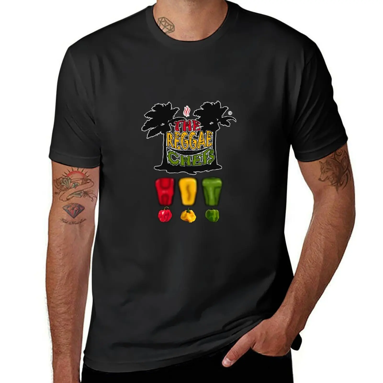 Scotch Bonnet-Camiseta de manga corta para hombre, ropa vintage de pesos pesados, oversizeds