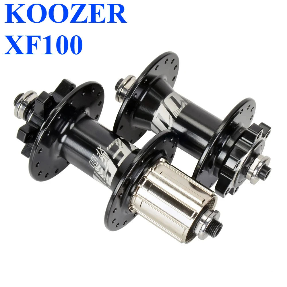 

Koozer XF100 MTB Bicycle Wheel Hub 32H High Strength Steel CRMO Flywheel Body 5x100 5x135mm QR 6 Bolt HG Fits 8-12s