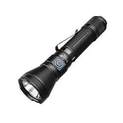 Rechargeable Power Led Flashlights 1800Lumen 550M Army Tactical Torch with 21700 Battery for Self-defense Camping Patrol