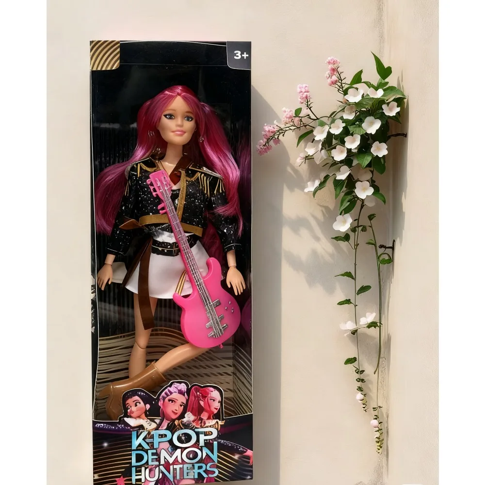 ตุ๊กตาคริสต์มาส New@HOT ของเล่นตุ๊กตา Kpop Demon Hunters แอคชั่นฟิกเกอร์ รูมิ มิรา โซอี้ ตุ๊กตาเจ้าหญิงแสนสวยสำหรับเด็กผู้หญิง ตุ๊กตาพลาสติก DIY