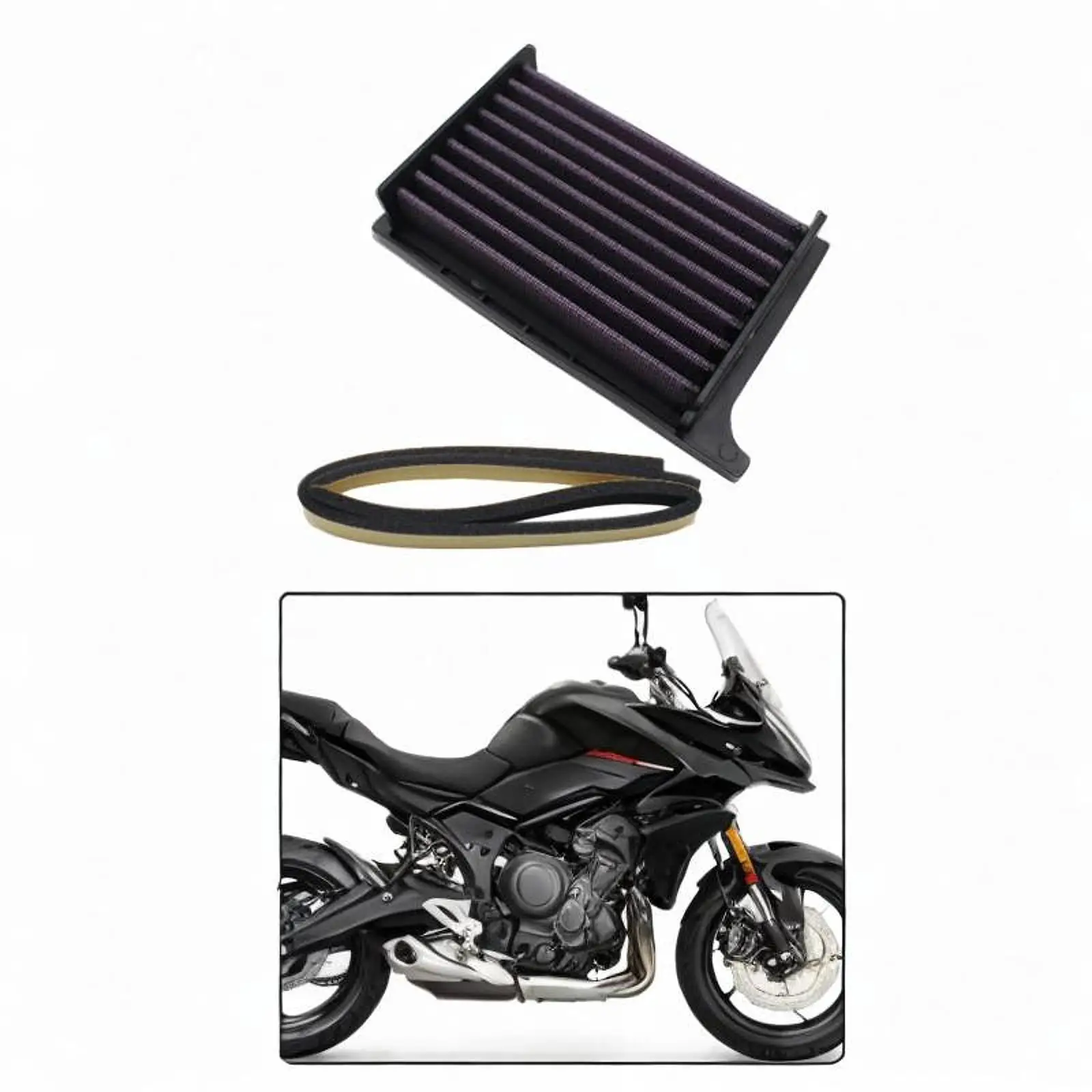 

Профессиональный мотоциклетный воздушный фильтр, запасные части, высокая эффективность для Triumph Tiger Sport 660 2022-2023