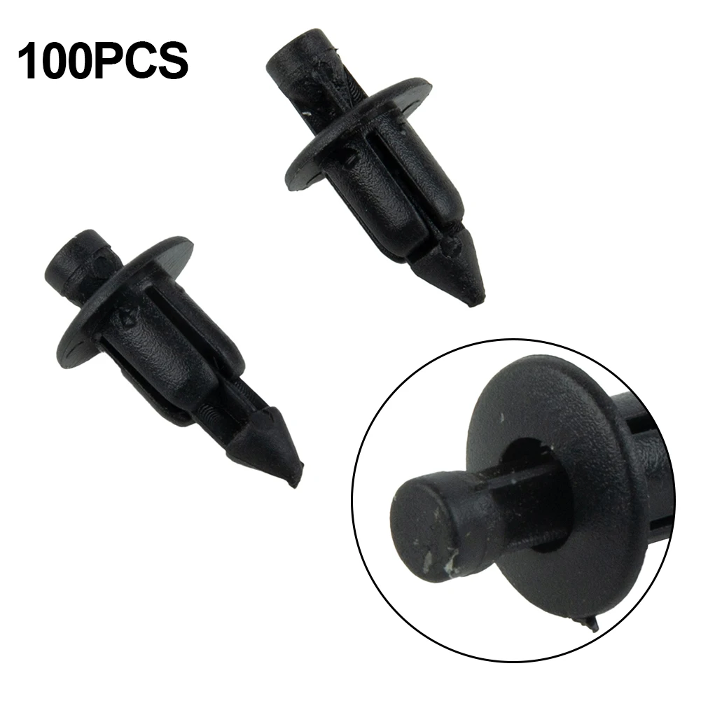 100Pcs 6mm Hole Car Fairing Rivet Setting Panel Fastener Clips Door Trim Panel Clips For Honda For Suzukii For Kawasakii