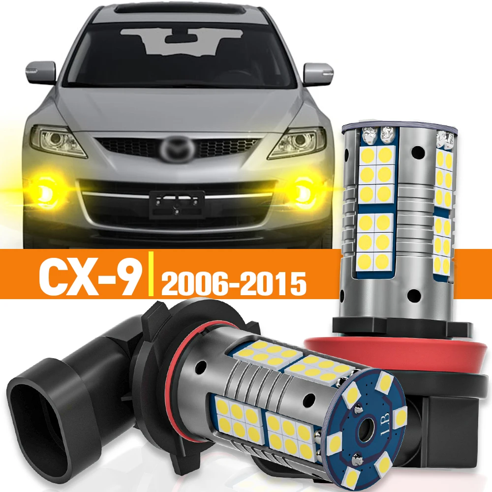 

2pcs LED Fog Light For Mazda CX-9 CX 9 CX9 TB 2006 2007 2008 2009 2010 2011 2012 2013 2014 2015 Accessories Canbus Lamp