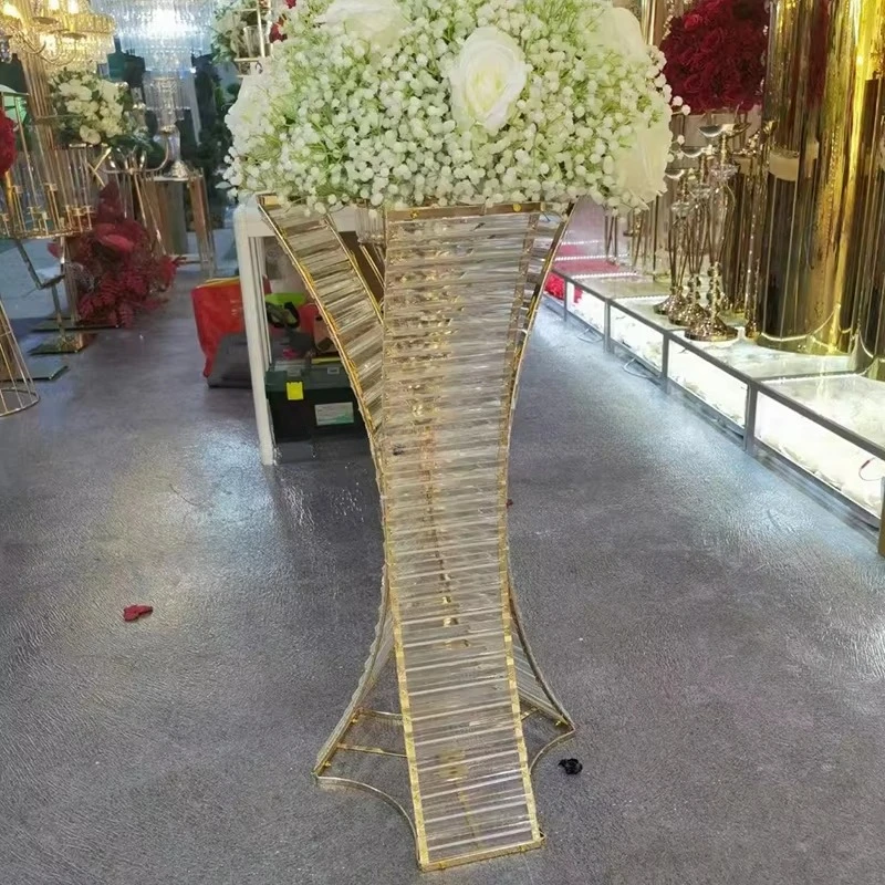2023 Hot Selling Cheap Shipping Events Decoration Gold Table