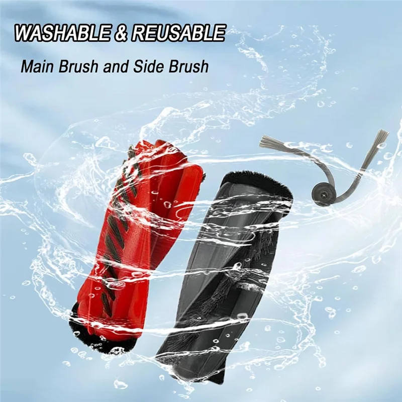 A83X-For Roborock Saros 10/10R جهاز آلي لتنظيف الأتربة فرشاة جانبية رئيسية فلتر Hepa ممسحة أكياس الغبار القماش استبدال أجزاء