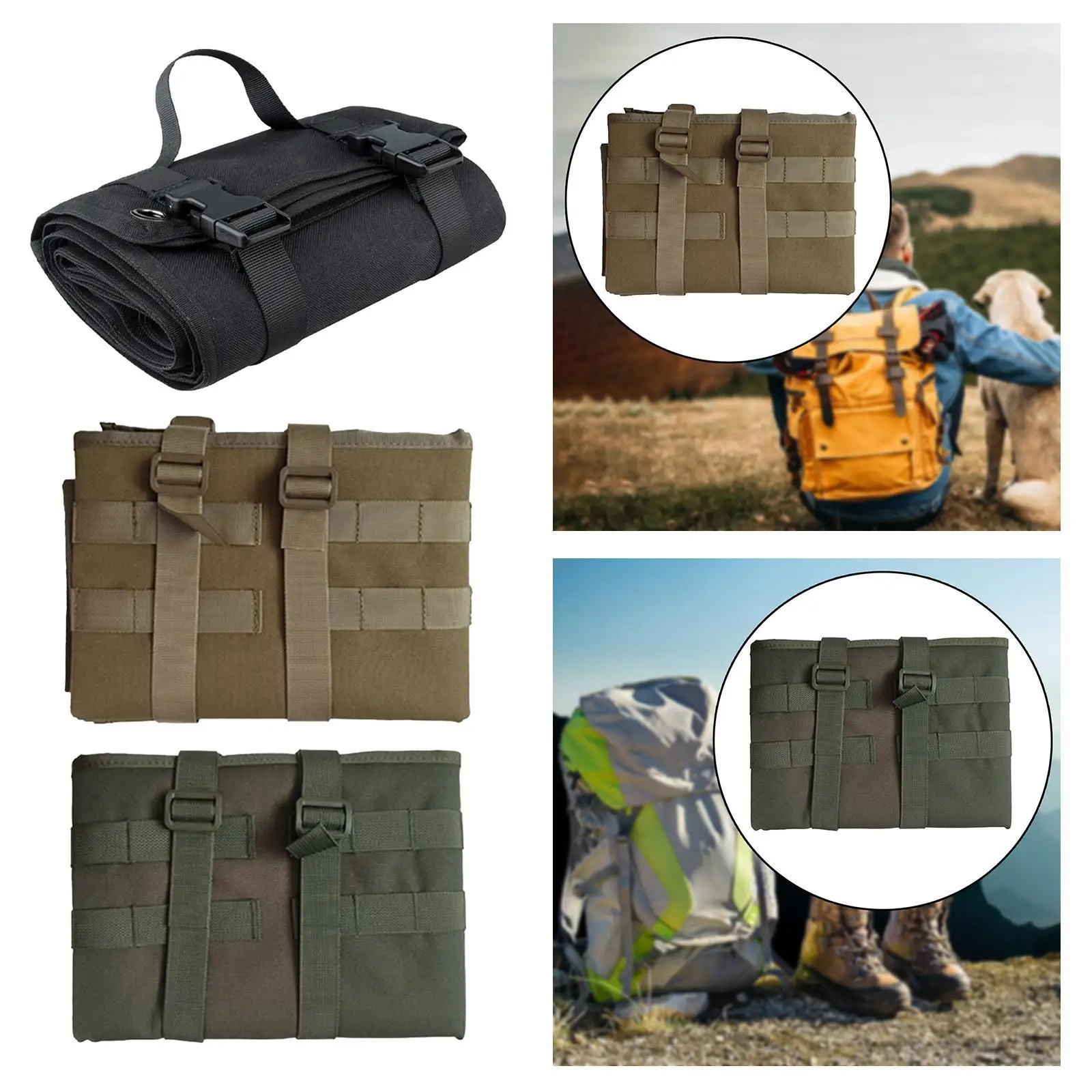 

Roll up Shooting Mat Supplies Shooting Blanket for Barbecue Garden Fishing