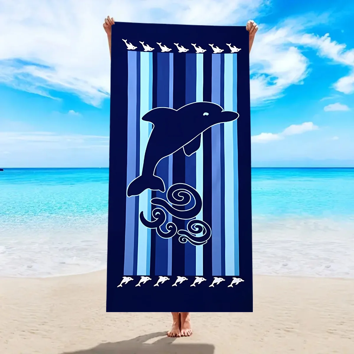 Dreamy Style Beach Towel Custom Towel 3D Print Super Absorbent Quick-dry for Summer Vacation Outdoor Camping Perfect Gift