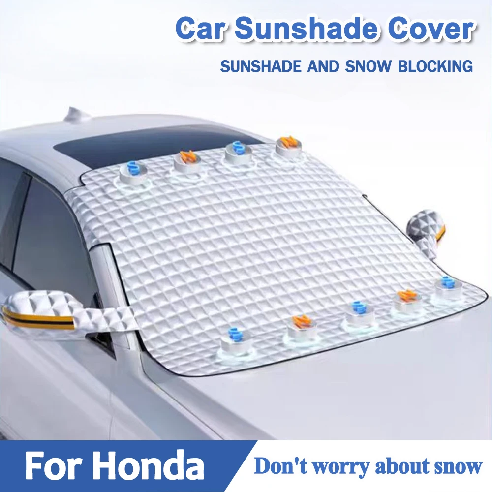 Sunshade Cover For Honda Civic CRV CR-V JADE Accord Odyssey Car Windshield Snow Protective Cover Winter Sunshades