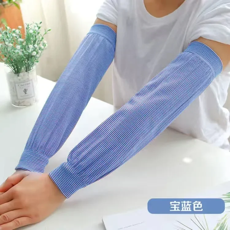 Plus Long Sunscreen Sleeve Breathable Comfortable Sleeves For Work And Housework Anti-Fouling And Dirty Elastic Knitted