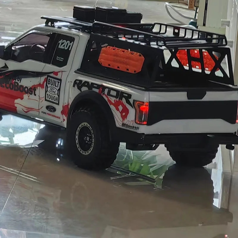 Imitacja torba na bagaż ręcznie robiony namiot dachowy akcesoria nastrojowe do 1/8 1/10 zdalnie sterowany samochód gąsienicowy Traxxas TRX4 osiowy