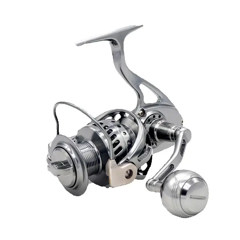 

CANEKOON Slow Jigging Fishing Aluminium Alloy Machined 5.1:1/5.5:1/4.3:1 Spinning Reels 38kg Carbon Drag Saltwater Casting Coil