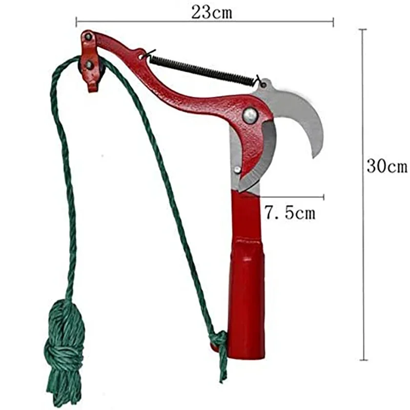 1PC Hochhöhe Verlängerung Astschere Zweig Schere Ausziehbare Obst Baum Astsäge Cutter Garten Trimmer Werkzeug Mit Seil – Detail 2