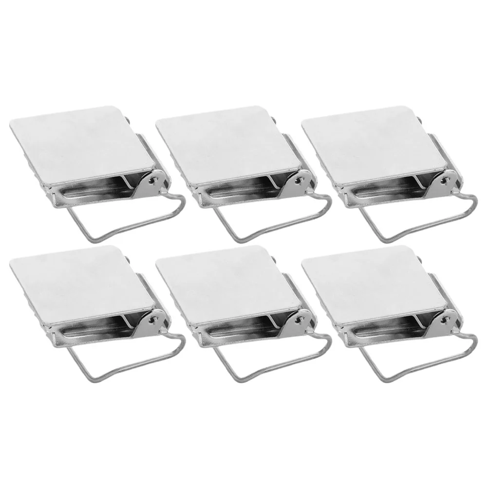 

6Pcs Heavy Duty Rug Clips Stainless Steel Wall Mount Carpet Holders for Hanging Tapestries Curtains Quilts Blankets Display
