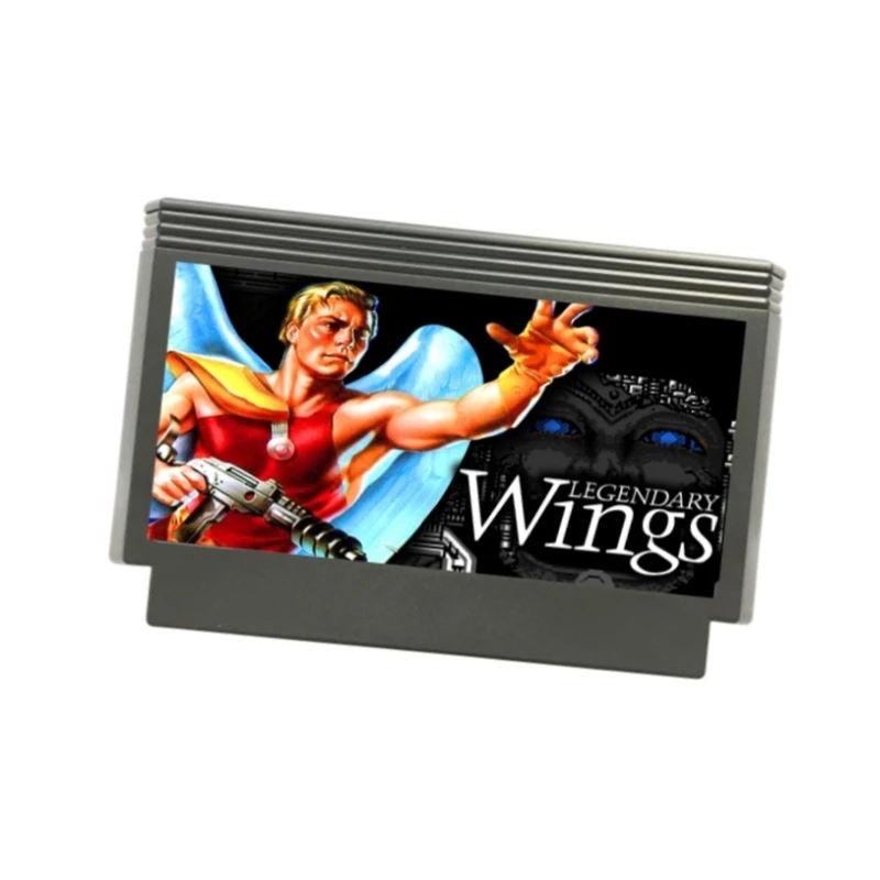 خرطوشة لعبة الأجنحة الأسطورية لوحدة تحكم FC / NES 60Pins / 72Pins بطاقة ألعاب الفيديو