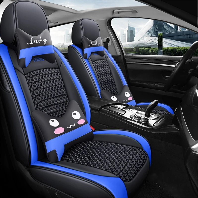 Car Seat Cover For Ford Focus Kuga Ecosport Fiesta Mondeo Ranger Auto Accessory Interior housse de siege voiture чехлы на сидень