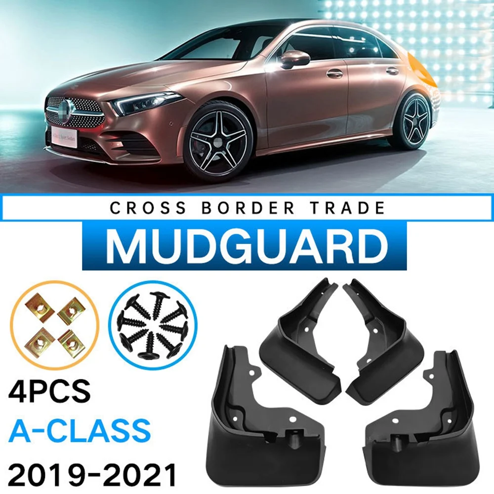 

Хорошие автомобильные брызговики для A-Class W177 A180 A200 A220 A250 2019-2022, брызговик, брызговик, брызговик