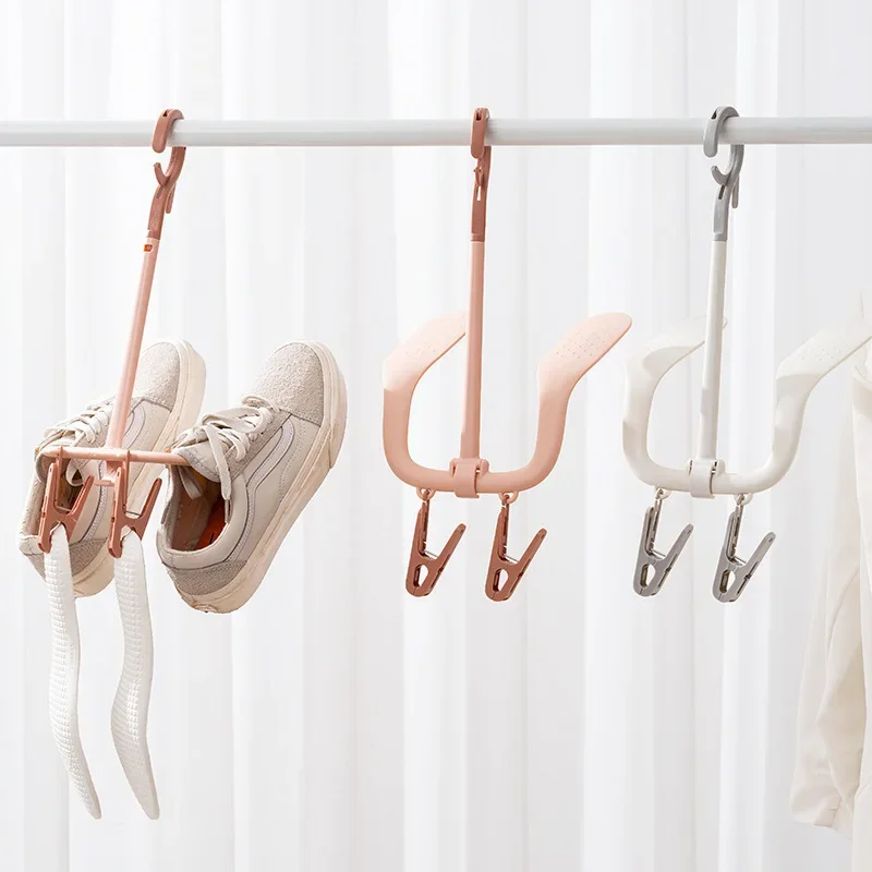 Rotating shoes rack, double hook Shoe drying rack, shoe drying rack for household shoes, outdoor hook Shoes drying rack