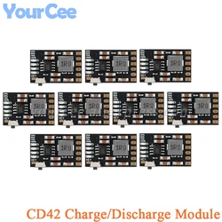 10pcs/1pc MH-CD42 CD42 DC 5V 2.1A Mobile Power Diy Module 3.7/4.2V Charge/Discharge(boost)/battery protection/indicator Board