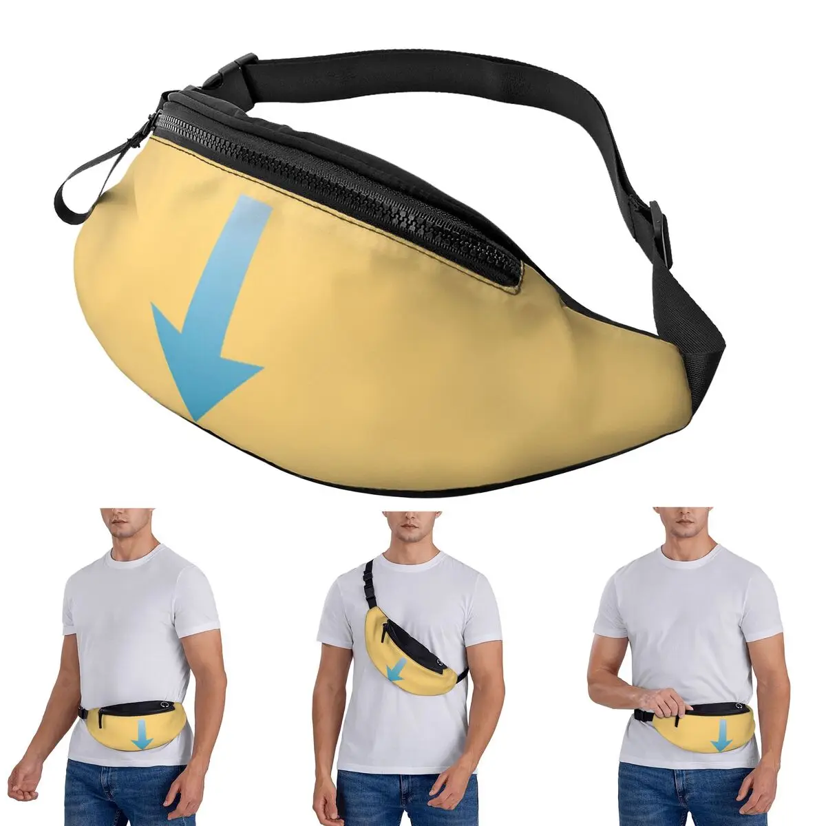 

Crossbody Waist Bag Avatar Aang Arrow Men Women Fanny Pack Traveling Running Money Phone Pouch