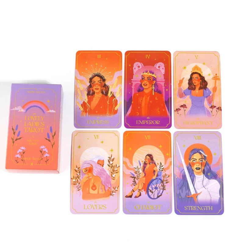 Lovely Ladies Tarot Deck Entire Tarot Deck Version With All 78 Cards Of A Typical Tarot Deck