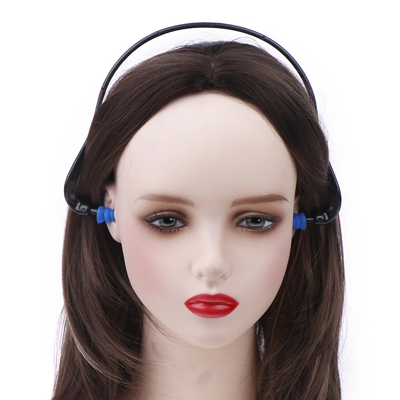1PC Sleeping Working Noise Reduction Ear Plugs Soft Silicone Head-mounted Earplugs Protector Anti-Noise Earmuff