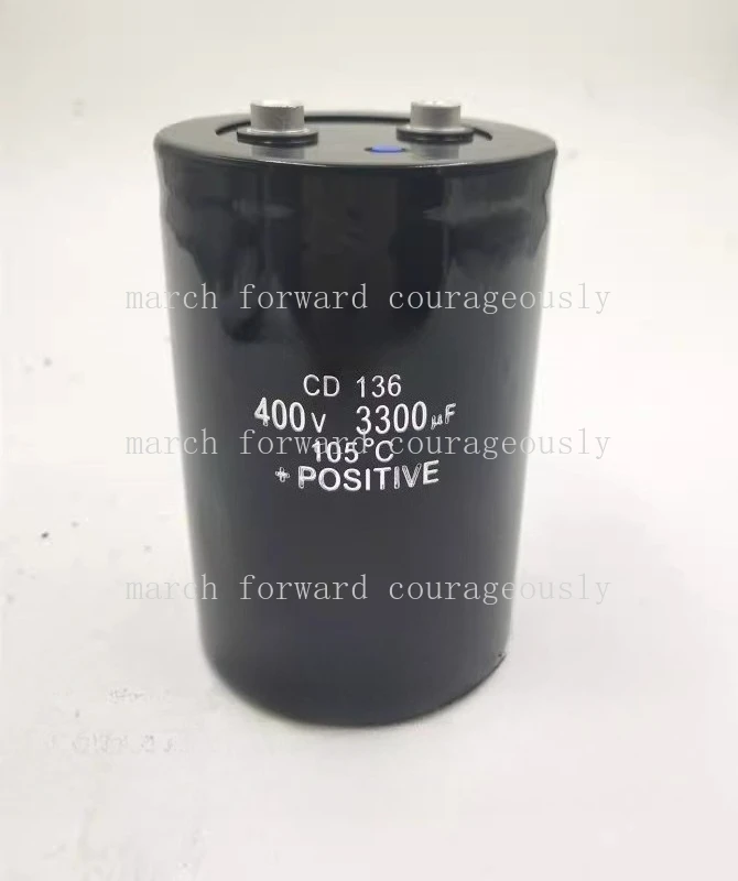 

Новая оригинальная модель для Jianghai CD136 105 ° Электролитический конденсатор C 400В 3300мкФ с винтовыми клеммами 75X10