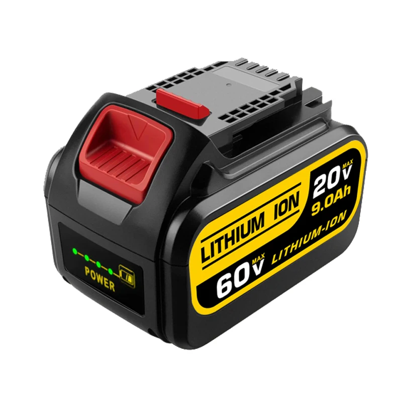 Batteria 9.0Ah DCB609 20V 60V compatibile con Dewalt Sostituzione per batteria 20V/60V DCB606 DCB612 DCB200 DCB206 DCB203 DCB205