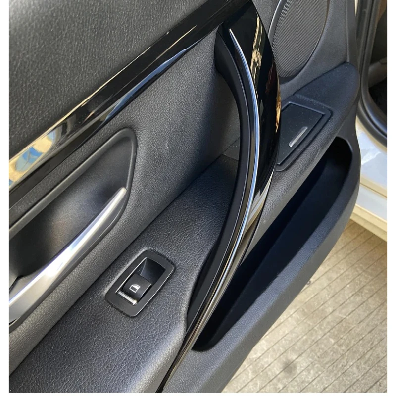 غطاء سحب لوحة الباب لسيارات BMW 3 Series F30 F31 F35 مقبض السيارة الداخلي الأمامي الخلفي الأيسر الأيمن مقابض الأبواب الداخلية استبدال