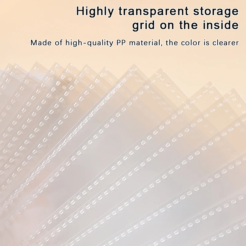 Matte transparante nagelsticker albumpakket opslag 20 pagina's verzamelhouder nagelkunst display stofdicht tonen boekcontainer