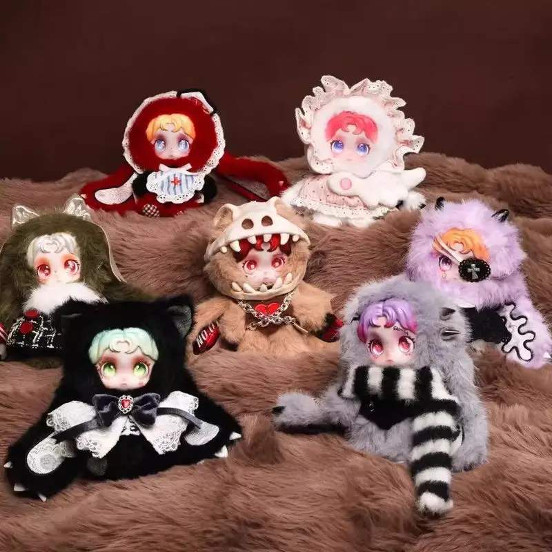 

Genuine Ossia Soft Pricks Series Blind Box Kawaii Vinyl Face Doll Bag Pendant Figure Desktop Decor Mystery Box Toys Girl Gift