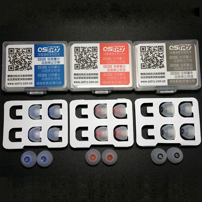 OSTRY OS100 / OS200 / OS300 Kopfhörer Ohrhörer Drehen Tipps Für HiFi kopfhörer KC06 KC06A KC08 KC09T KC09