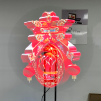 Digital Advertising Hologram Display 3D Holographic Fan Led Projector Projectors Projection Player Indoor
