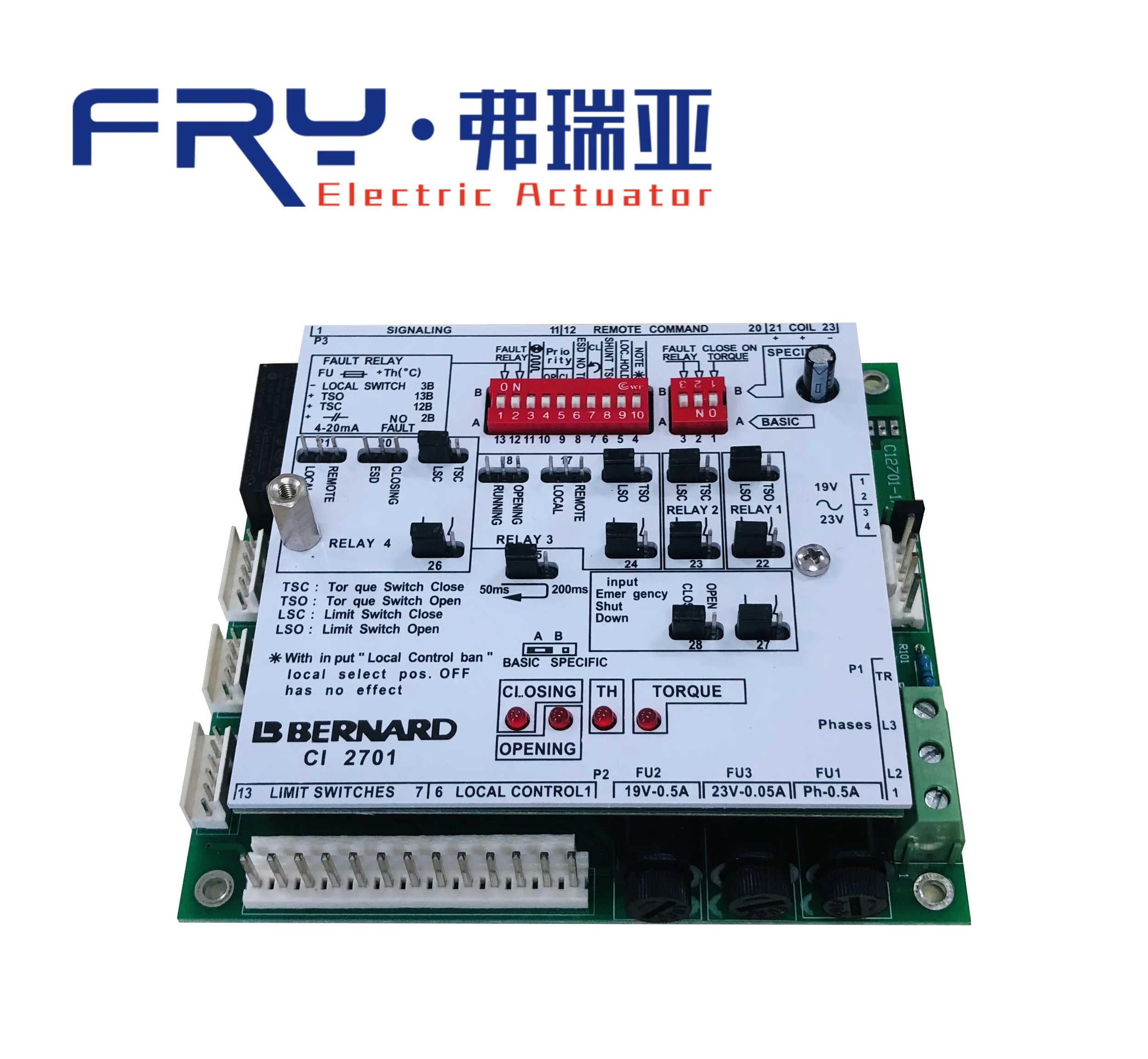 CI2701 Pannello di controllo della scheda di controllo logica dell'attuatore elettrico