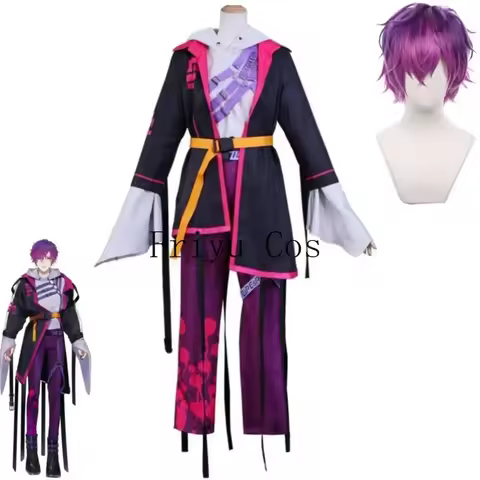 Noctyx Uki Violeta Cosplay Costume Wig Anime Outfit Hallowen Carnival Party Man Woman Uniform Suit
