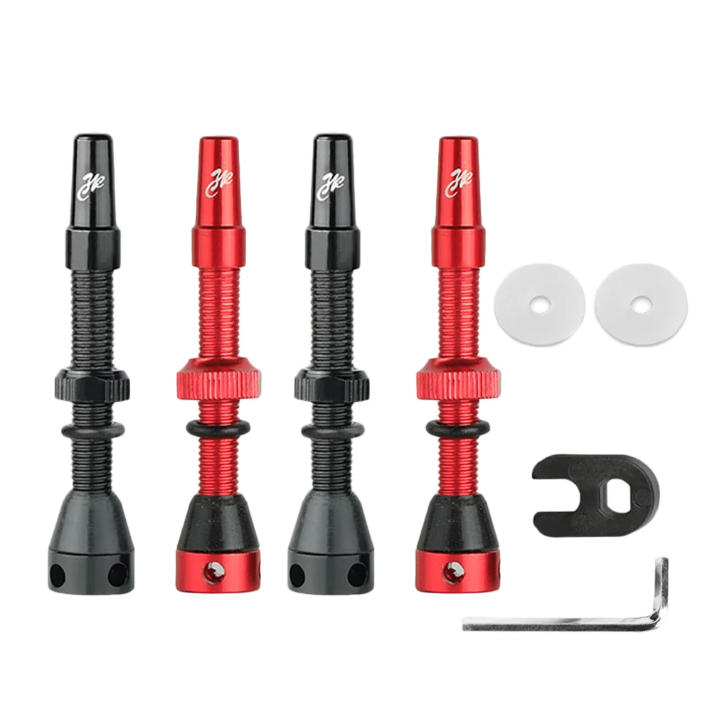 

2PC Bicycle Tubeless Presta Valve Stem 44mm/66mm F/V Nipple Brass Core Presta Valve Stem Kit for Mountain/Road Bike FastDelivery