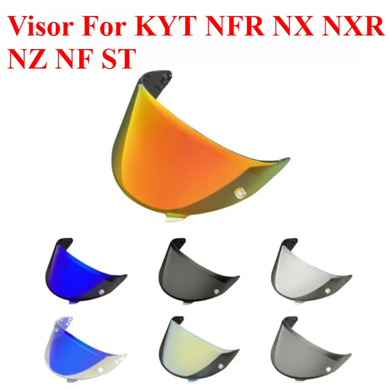 Helmet Visor for KYT NFR NX NXR NZ NF ST Face Shield Windshield Sunshield Anti-UV Helmet Accessories