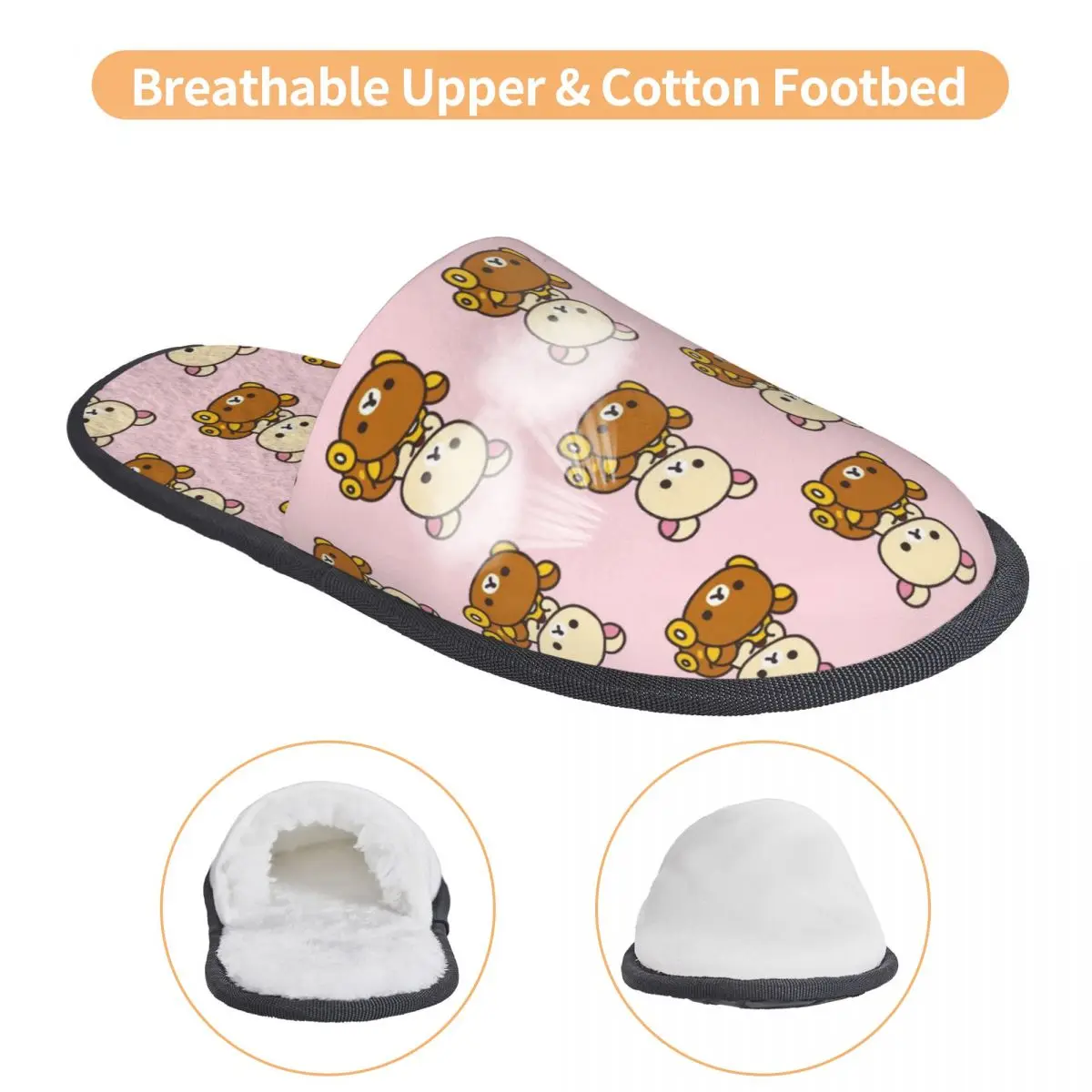 مخصص Korilakkuma القيادة A Rilakkuma شبشب سيارة رغوة الذاكرة الدافئة لينة النساء شبشب منزل غرفة نوم أحذية مريحة