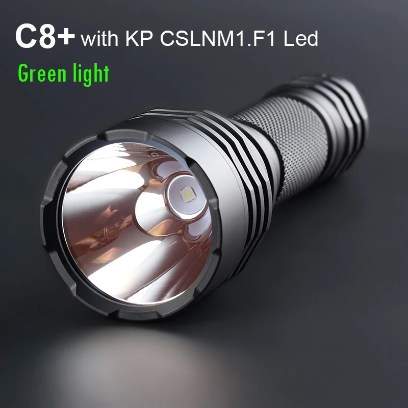 

Convoy C8 Plus with KP CSLNM1.F1 Green Light Torch Flashlight EDC Linterna Led 18650 Latarka Powerful Tactical Hunting Light