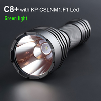 Convoy C8 Plus with KP CSLNM1.F1 Green Light Torch Flashlight EDC Linterna Led 18650 Latarka Powerful Tactical Hunting Light